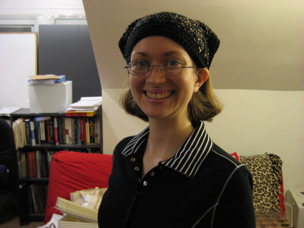 A crochet bandana that actually stays on